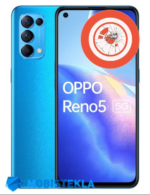 OPPO Reno 5 5G - Popravilo stekla kamere
