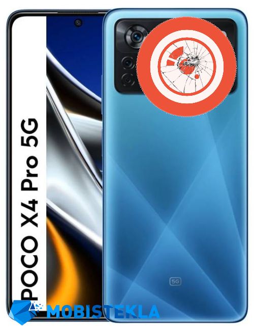 XIAOMI Poco X4 Pro 5G - Popravilo stekla kamere