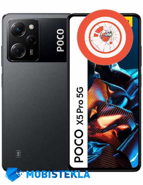 XIAOMI Poco X5 Pro - Popravilo stekla kamere