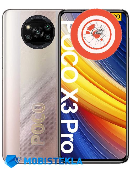 XIAOMI Pocophone X3 Pro - Popravilo stekla kamere