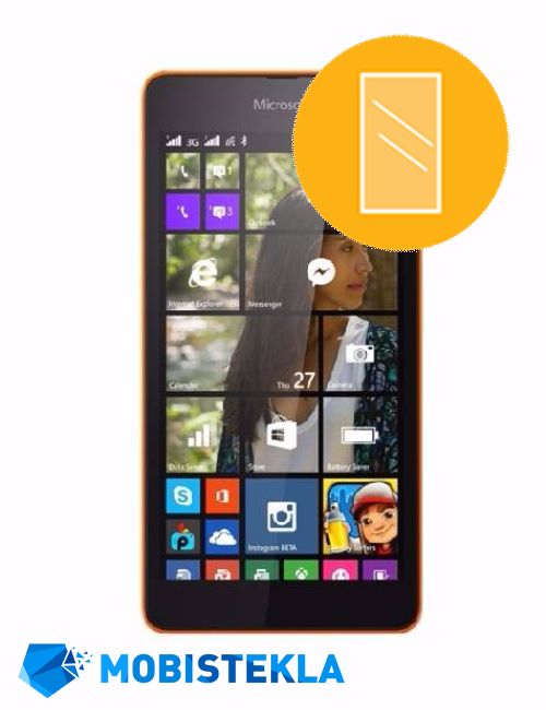 NOKIA Microsoft Lumia 540 - Popravilo stekla