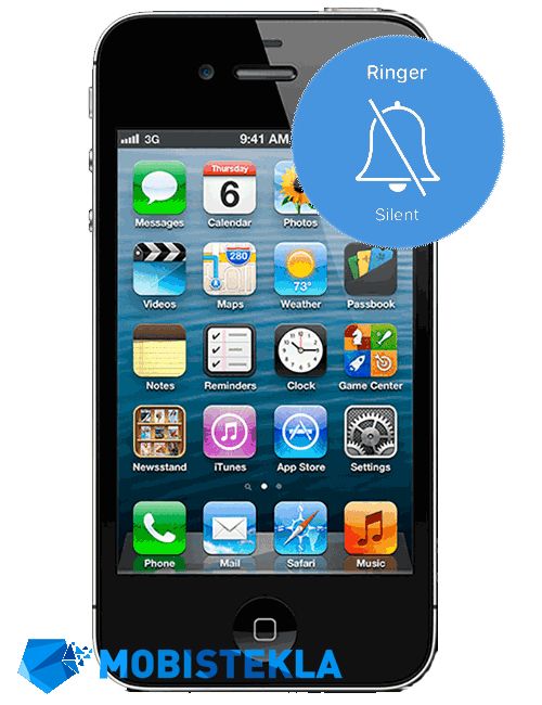 APPLE iPhone 4 - Popravilo stikala za utišanje