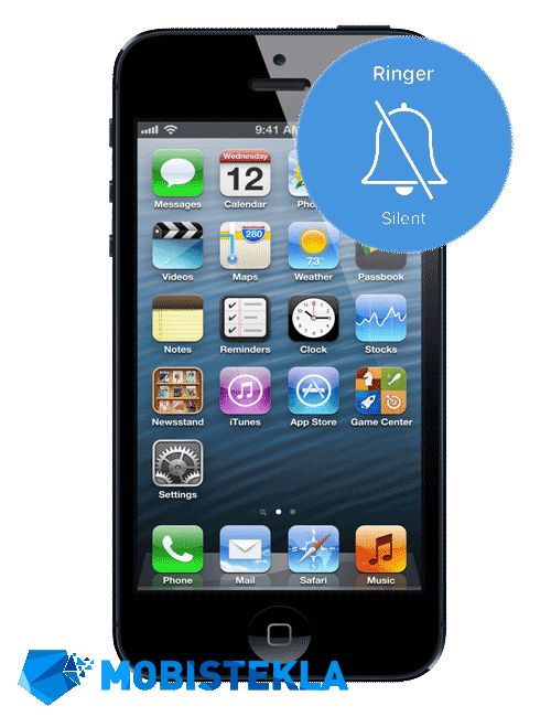 APPLE iPhone 5 - Popravilo stikala za utišanje