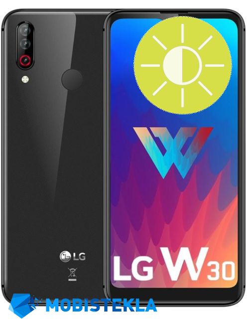 LG W30 - Popravilo svetlobnega senzorja