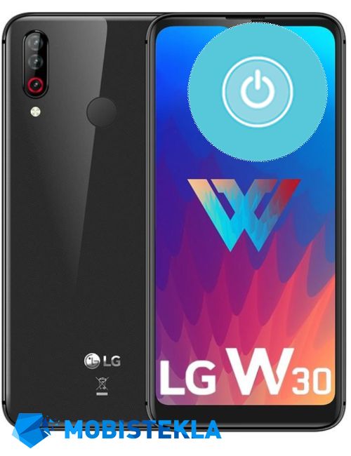 LG W30 - Popravilo tipke za vklop