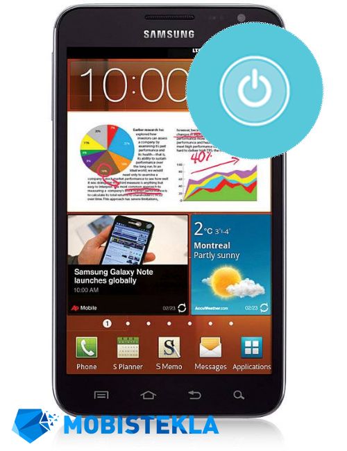 SAMSUNG Galaxy Note 1 - Popravilo tipke za vklop