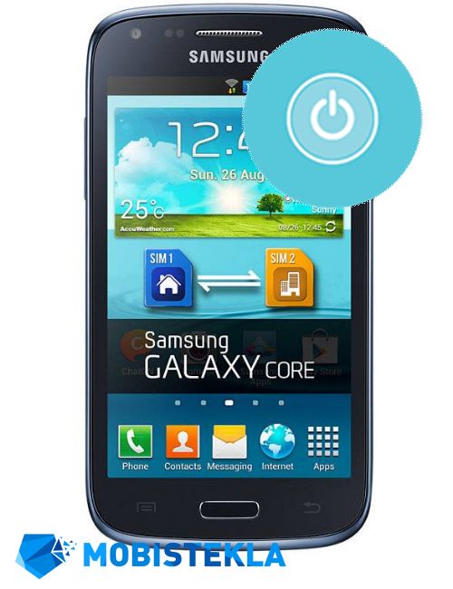 SAMSUNG Galaxy Core - Popravilo tipke za vklop