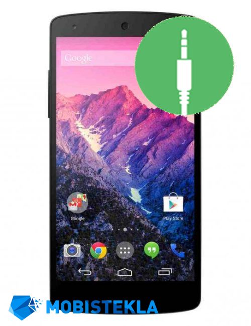 LG Nexus 5 - Popravilo vhoda za slušalke