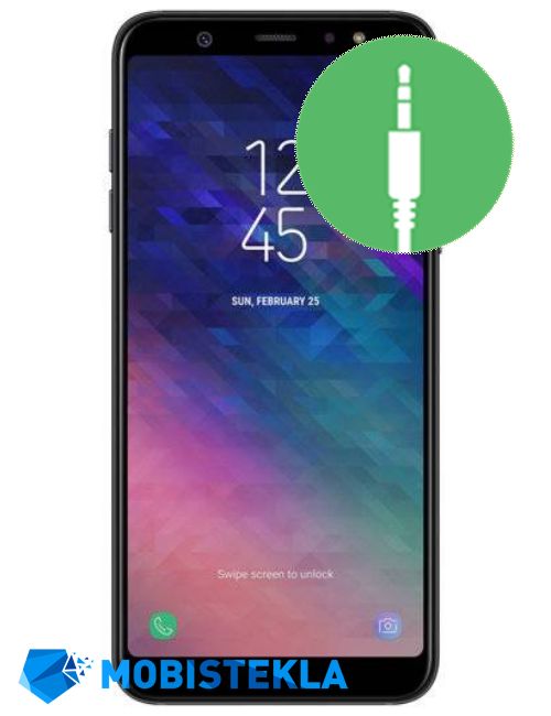 SAMSUNG Galaxy A6 2018 - Popravilo vhoda za slušalke