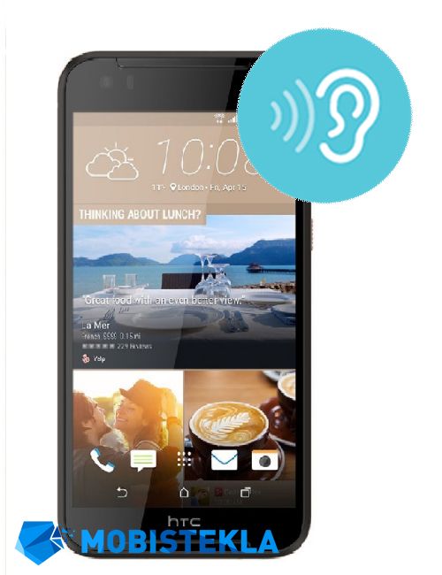 HTC Desire 830 - Popravilo zgornjega zvočnika