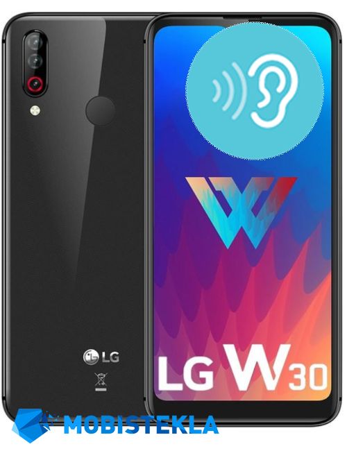 LG W30 - Popravilo zgornjega zvočnika