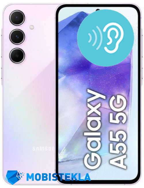 SAMSUNG Galaxy A55 5G - Popravilo zgornjega zvočnika