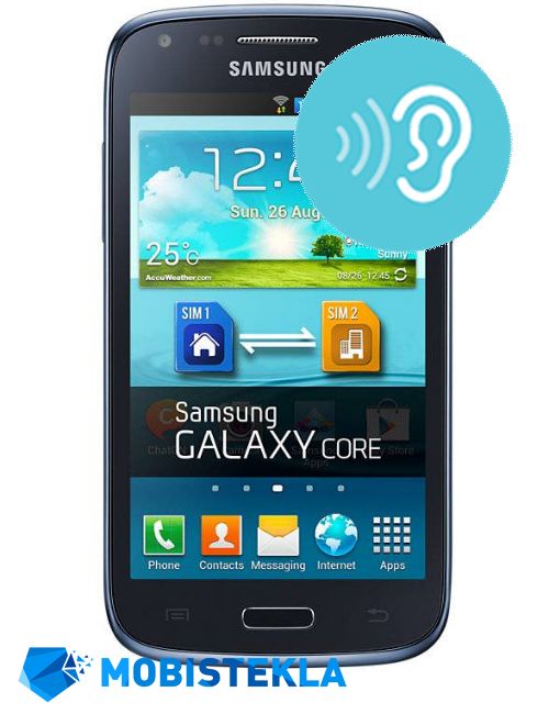 SAMSUNG Galaxy Core - Popravilo zgornjega zvočnika