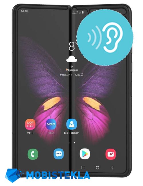 SAMSUNG Galaxy Z Fold - Popravilo zgornjega zvočnika