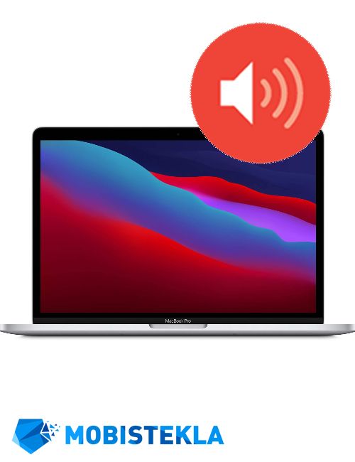 APPLE MacBook Pro 13 M1 A2338 - Popravilo zvočnika