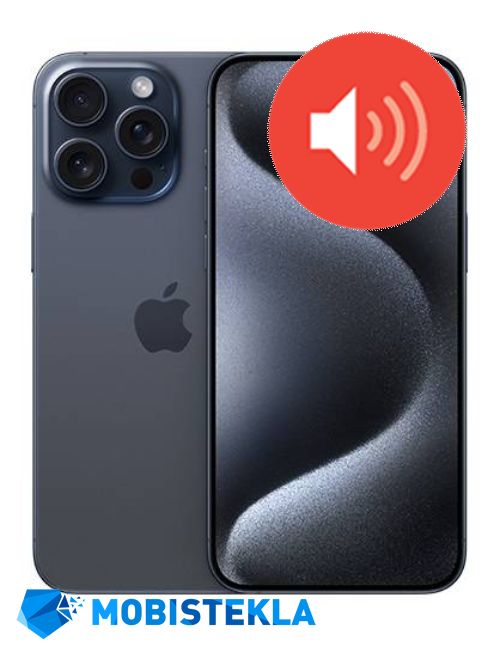 APPLE iPhone 15 Pro Max - Popravilo zvočnika