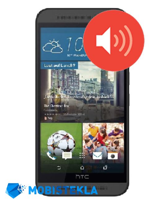 HTC One M9 - Popravilo zvočnika