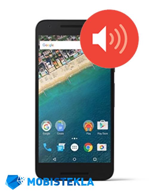 LG Nexus 5X - Popravilo zvočnika