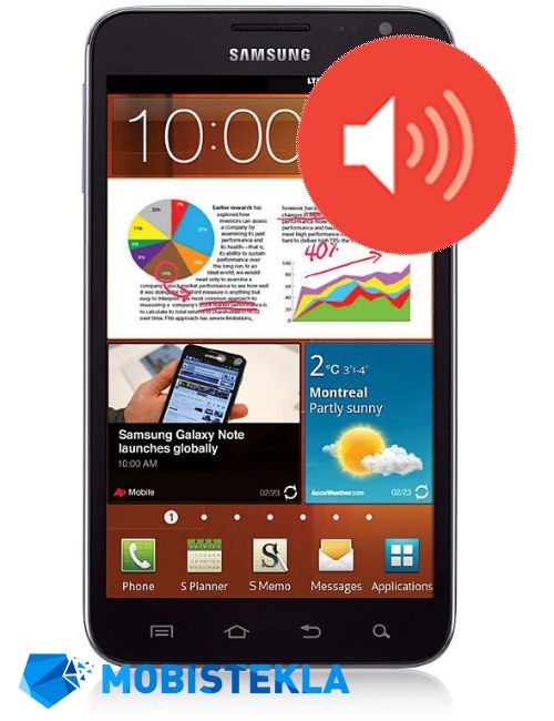 SAMSUNG Galaxy Note 1 - Popravilo zvočnika