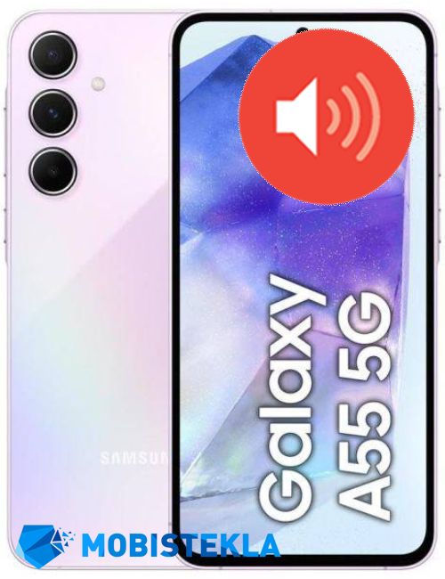 SAMSUNG Galaxy A55 5G - Popravilo zvočnika