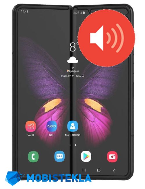SAMSUNG Galaxy Z Fold - Popravilo zvočnika