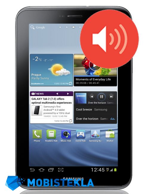SAMSUNG Galaxy Tab 2 7.0 P3100 - Popravilo zvočnika