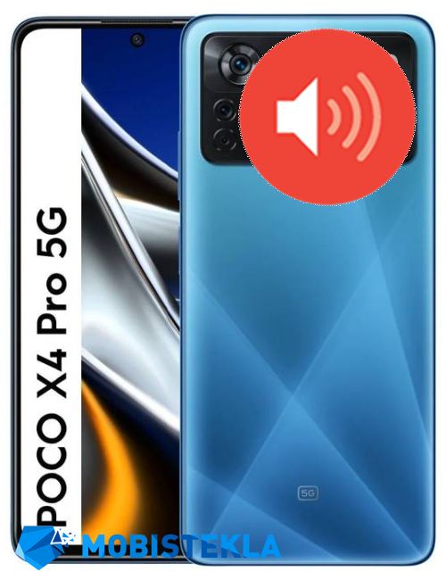 XIAOMI Poco X4 Pro 5G - Popravilo zvočnika