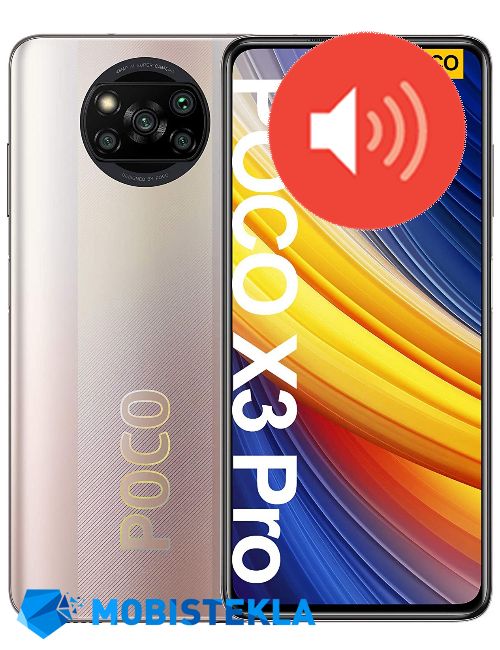 XIAOMI Pocophone X3 Pro - Popravilo zvočnika