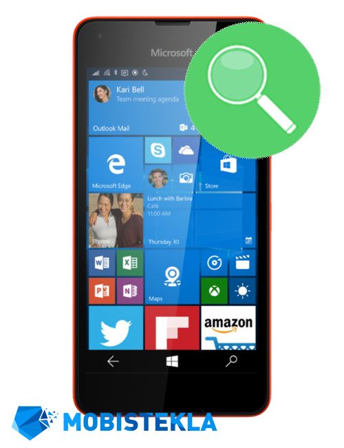 NOKIA Microsoft Lumia 550 - Pregled in diagnostika