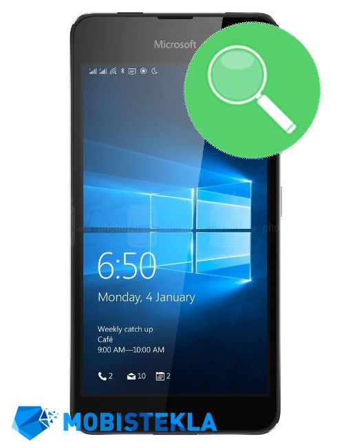NOKIA Microsoft Lumia 650 - Pregled in diagnostika