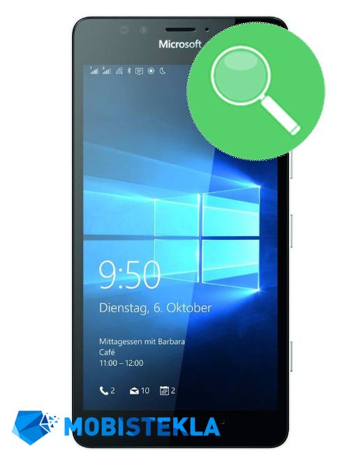 NOKIA Microsoft Lumia 950 - Pregled in diagnostika