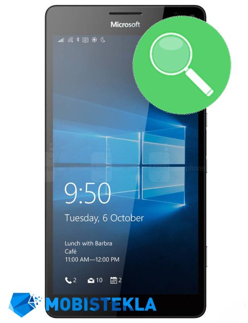 NOKIA Microsoft Lumia 950 XL - Pregled in diagnostika