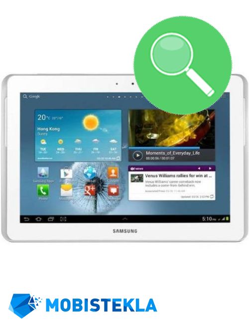 SAMSUNG Galaxy Tab 2 10.1 P5100 - Pregled in diagnostika