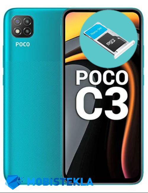 XIAOMI Poco C3 - Vložek za SD kartico