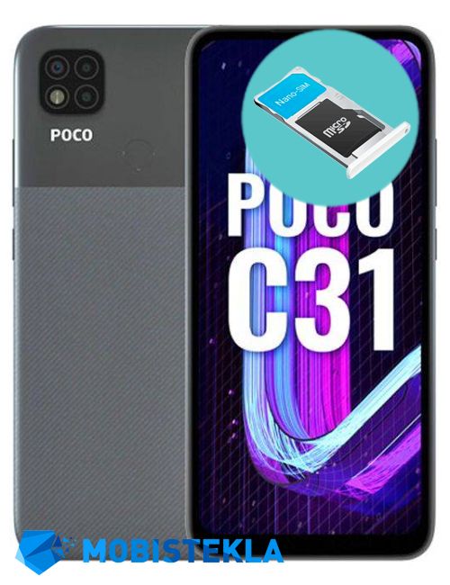 XIAOMI Poco C31 - Vložek za SD kartico