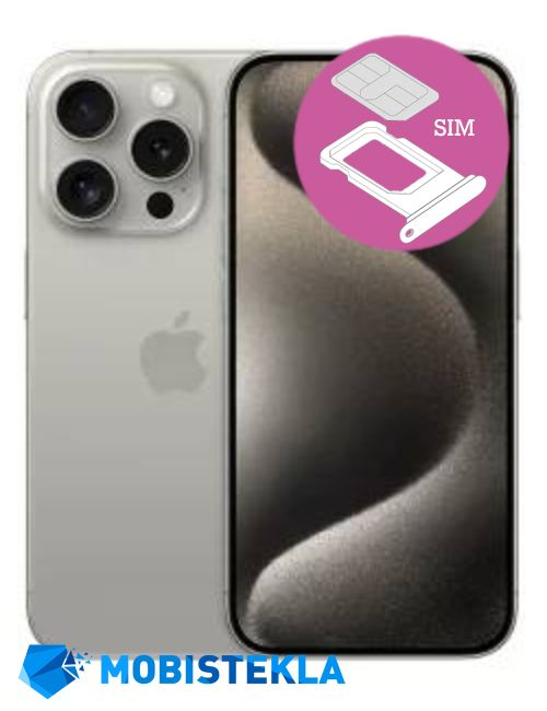 APPLE iPhone 15 Pro - Vložek za SIM kartico