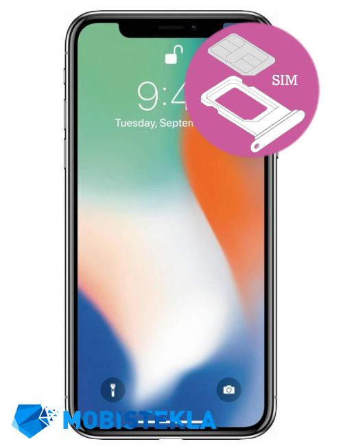 APPLE iPhone X - Vložek za SIM kartico