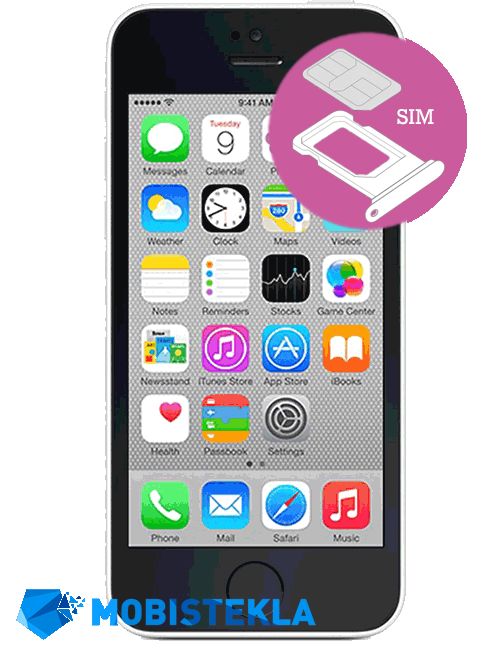 APPLE iPhone 5c - Vložek za SIM kartico