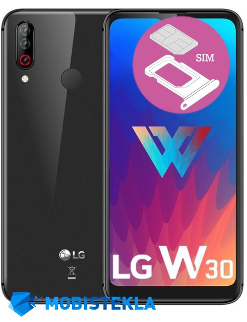 LG W30 - Vložek za SIM kartico