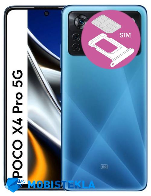 XIAOMI Poco X4 Pro 5G - Vložek za SIM kartico