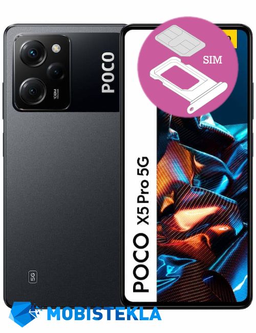 XIAOMI Poco X5 Pro - Vložek za SIM kartico