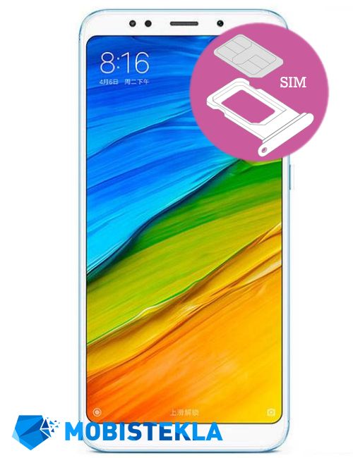 XIAOMI Redmi Note 5 - Vložek za SIM kartico
