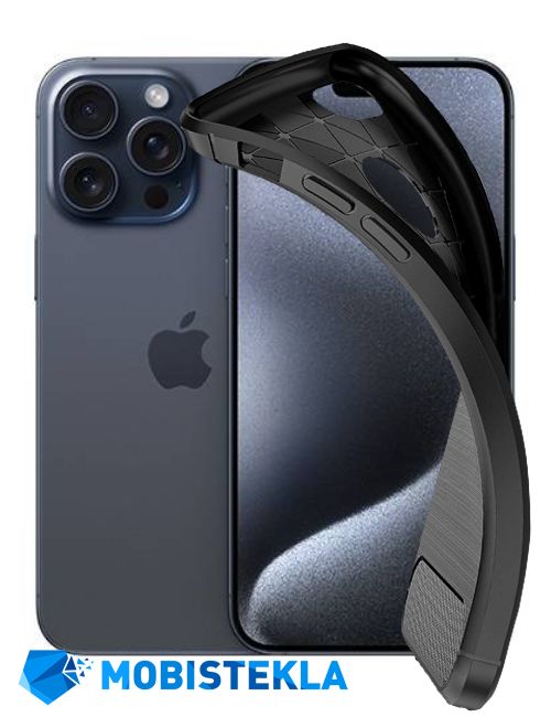 APPLE iPhone 15 Pro Max - Zaščitni ovitek - Carbon
