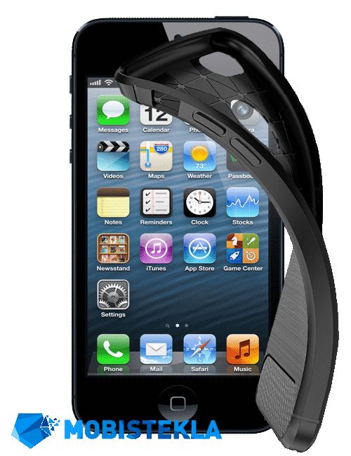 APPLE iPhone 5 - Zaščitni ovitek - Carbon