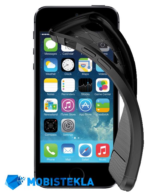 APPLE iPhone 5s - Zaščitni ovitek - Carbon