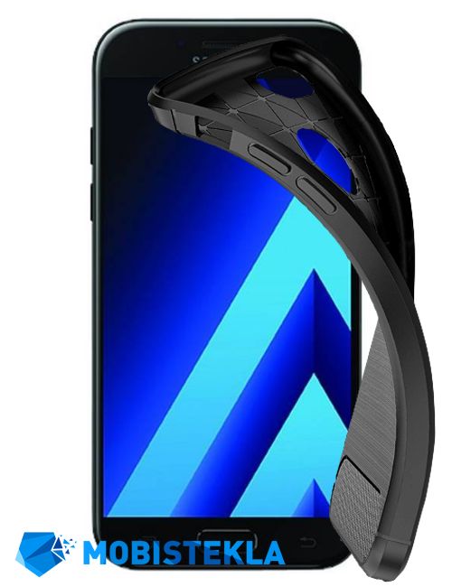 SAMSUNG Galaxy A7 2017 - Zaščitni ovitek - Carbon