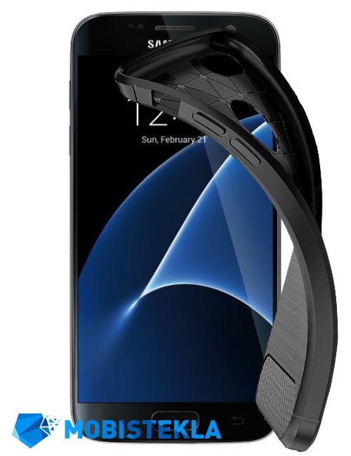 SAMSUNG Galaxy S7 - Zaščitni ovitek - Carbon