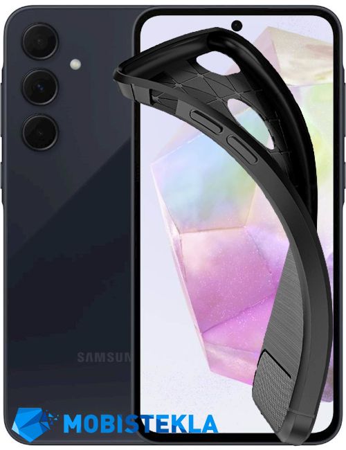 SAMSUNG Galaxy A35 5G - Zaščitni ovitek - Carbon