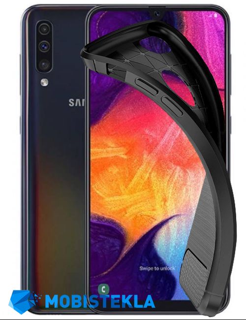 SAMSUNG Galaxy A50 - Zaščitni ovitek - Carbon