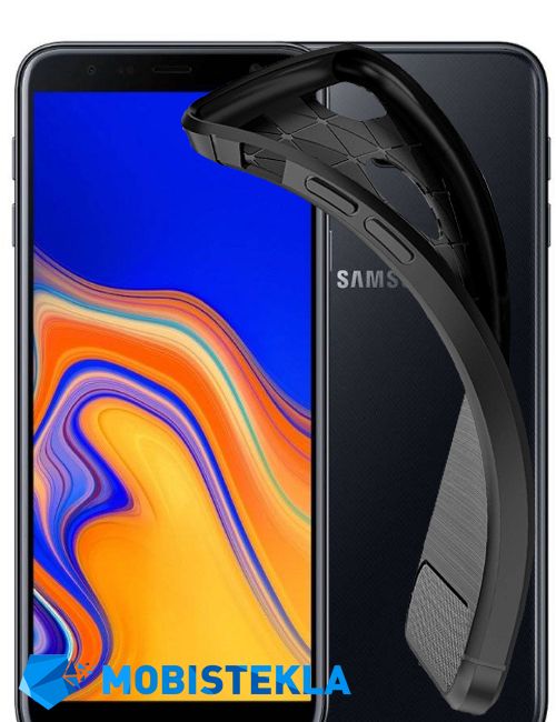 SAMSUNG Galaxy J4 Plus - Zaščitni ovitek - Carbon